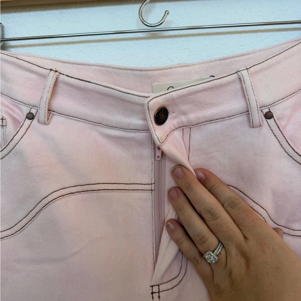Ownley Denim Set in Dusty Pink Pink Cowgirl Outfit NWT Medium - Picture 3 of 10